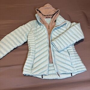 Tommy Hilfiger Lightweight Puffer Jacket Warmth Lifht Blue Size S Ret$229